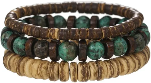 Vista 21 de Gothic Bracelet Adjustable Punk Braided Multilayer Grunge Set Beaded Bracelets Emo Metal Cuff Wrap Bracelets Stackable Meaningful Gift