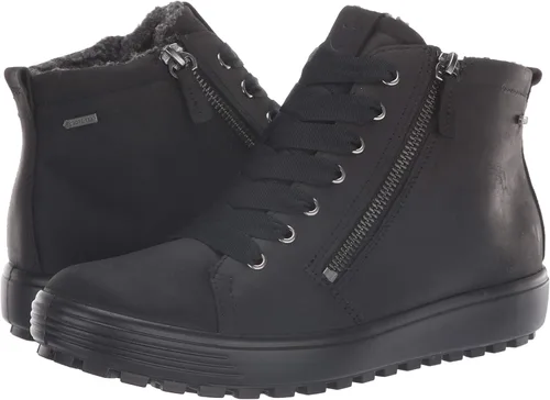 Vista 7 de ECCO Tenis altos suaves 7 TRED Gore-TEX para mujer, Marrón Chocolate, 2.5 UK Child