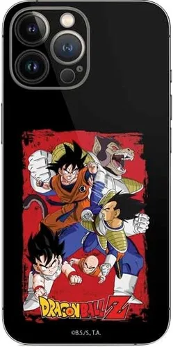 Vista 14 de Skinit Calcomanía para teléfono compatible con iPhone 14 Pro Max, diseño oficial de Dragon Ball Z Red Ribbon Army