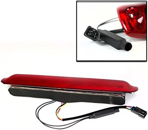 Vista 2 de Tercera luz de freno trasera LED para camioneta Chevy Silverado GMC Sierra, Rojo