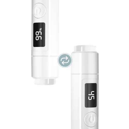 Vista 5 de Secador de uñas portátil de 3 W, lámpara LED de curado de gel UV para secado rápido, lámpara de uñas de mano recargable por USB con mango
