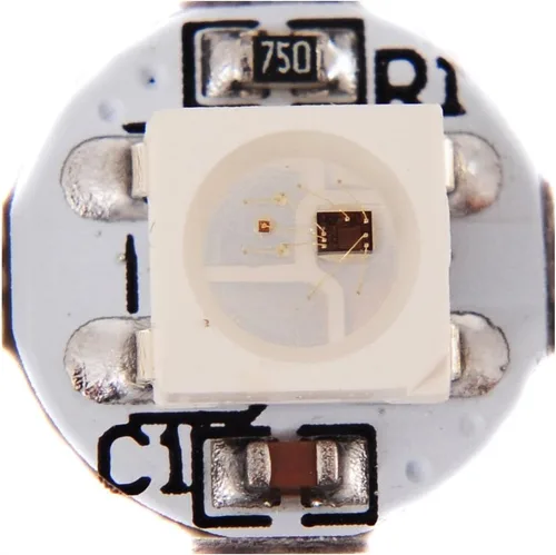 Vista 3 de BTF-LIGHTING WS2812B - 100 píxeles LED RGB inteligentes direccionables individualmente 5050SMD para Arduino, módulo LED RGB de 1 LED, píxeles