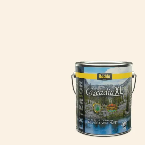 Vista 86 de Rodda Paint CASCADIA XL - Pintura e imprimación satinada para exteriores en uno, cuarto de galón, color blanco