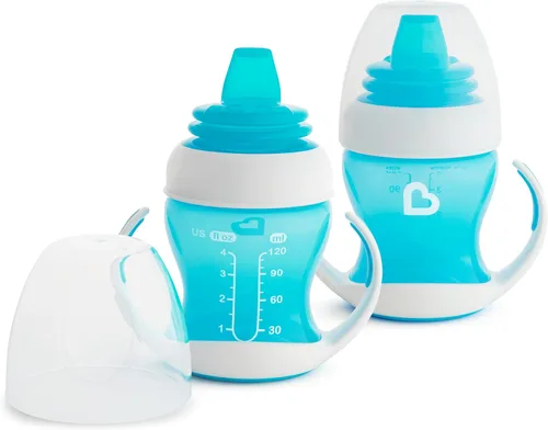 Vista 9 de Munchkin® Gentle™ Transition Sippy Trainer - Vaso de 4 onzas, color verde