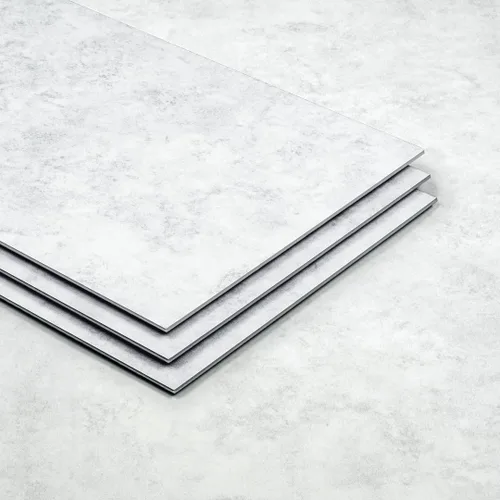 Vista 10 de Lucida Surfaces Azulejos de vinilo de lujo Azulejos con aspecto de piedra Pisos entrelazados Apto para bricolaje MaxCore Terra 6 pulgadas