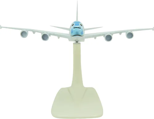 Vista 2 de TANG DYNASTY (TM 1:500 5.9 in A380 ANA Tortuga marina Metal Avión Modelo Avión Juguete Modelo de Avión Azul)