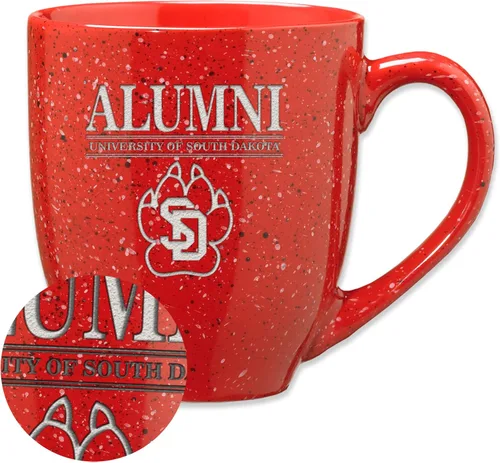 Vista 69 de Rico Industries NCAA Illinois Fighting Illini Alumni - Taza de café de cerámica moteada grabada con láser de 16 onzas