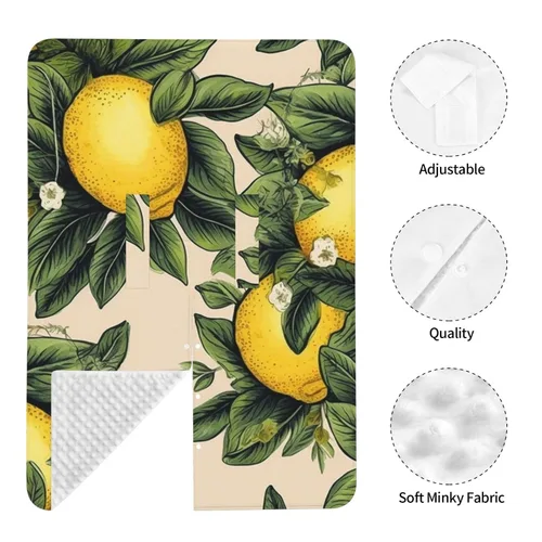 Vista 7 de Baby Car Seat Canopy Cover for Mom, Soft Breathable Nursing Breastfeeding Covers Multi Use Stroller Sun Shade Newborn Shower Gift，Lemon