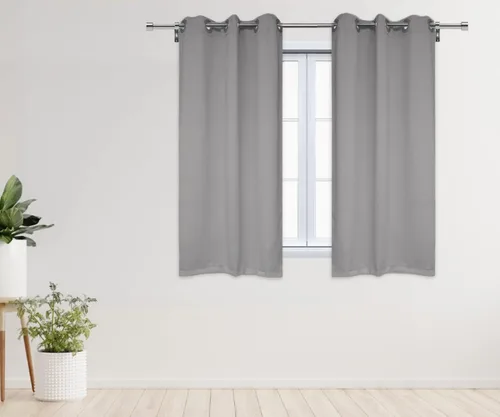 Vista 19 de YOUR CHAIR COVERS - Cortinas opacas de poliéster con ojales - (negro 52 x 63 pulgadas - juego de 2) - para oscurecer la habitación, dormitorio, sala