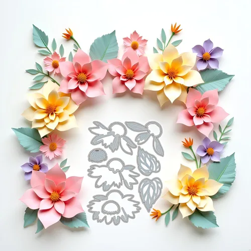 Vista 4 de Troqueles de corte para hacer tarjetas, plantillas de corte para álbumes de recortes, álbumes de fotos, troqueles de papel decorativos para hacer