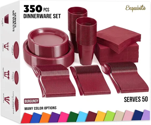 Vista 25 de Juego de 390 platos y servilletas del 4 de julio, platos de papel del 4 de 4 de julio 2