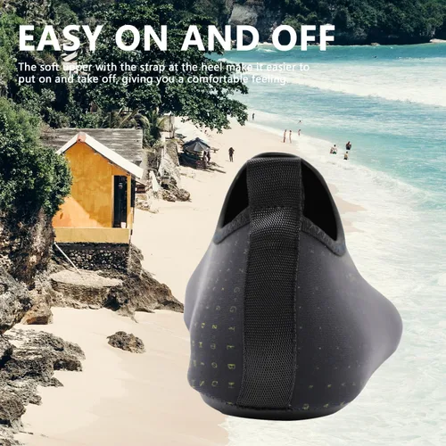 Vista 6 de Valennia Zapatos de agua descalzos de secado rápido, calcetines de yoga para playa, natación, surf, ejercicio para mujeres y hombres