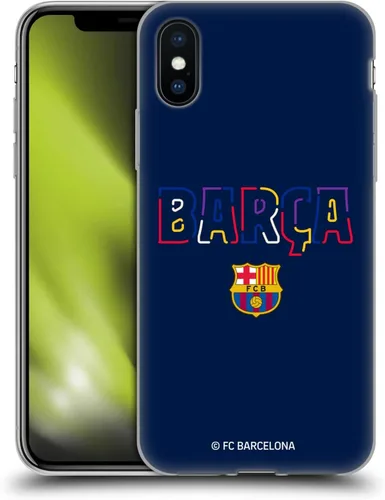 Vista 289 de Head Case Designs Funda de gel suave con licencia oficial del FC Barcelona Barca Crest Graphics [protección de grado militar] compatible con Apple