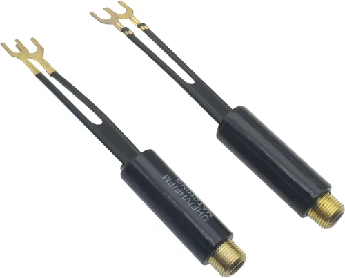 Vista 6 de FDXGYH Conector de antena de TV al aire libre 2pcs Transformador a juego de 300 Ohm a 75 Ohm Adaptador de cable coaxial UHF VHF FM