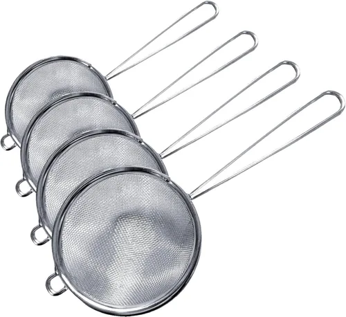 Vista 11 de Cuisinox Colador de malla fina, acero inoxidable con mango, 3" x 8