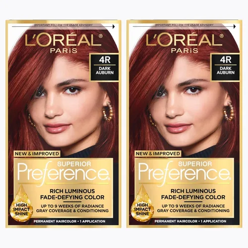 Vista 48 de L'Oreal Paris Superior Preference - Tinte permanente luminoso que desafía la decoloración para el cabello, tinte para el cabello hasta 9 semanas