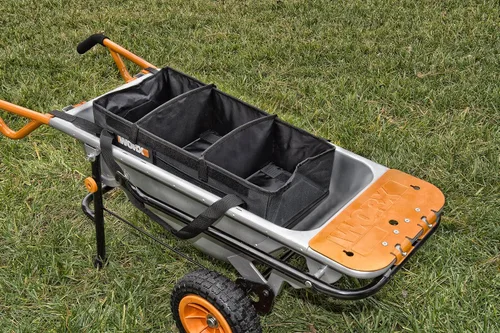 Vista 3 de WORX Aerocart WA0234 - Organizador de bañera ajustable para carretilla