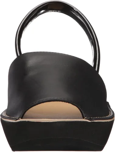 Vista 2 de Kenneth Cole REACTION Sandalias de cuña de cristal fino para mujer