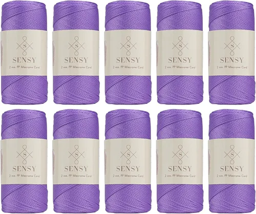 Vista 59 de Sensy Premium 2mm 229.5 metros de cuerda de poliéster 100% cordón de polipropileno Cordón de macramé 2mm Cordón para bolso de crochet Hilo