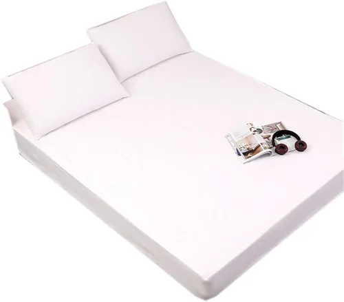 Vista 11 de Protector de colchón impermeable para cama transpirable con bolsillo profundo de hasta 12.0 in (negro, doble)