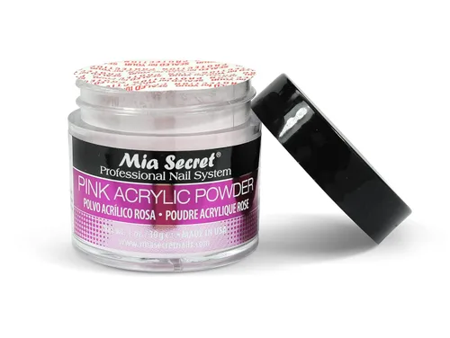 Vista 7 de Mia Secret Sistema de uñas acrílicas profesional Polvo acrílico rosa 1 OZ