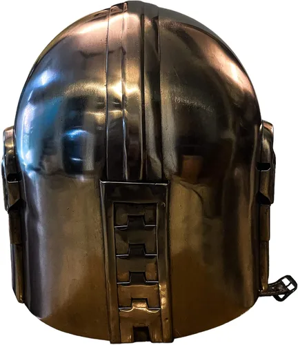 Vista 5 de Adamcrafts Casco mandaloriano de Star Wars casco de película para juegos de rol y artículos de regalo de Navidad