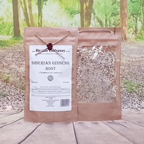 Vista 2 de Health Embassy Té cortado de raíz de ginseng siberiano Eleutherococcus senticosus Té de hierbas (1.76 oz)