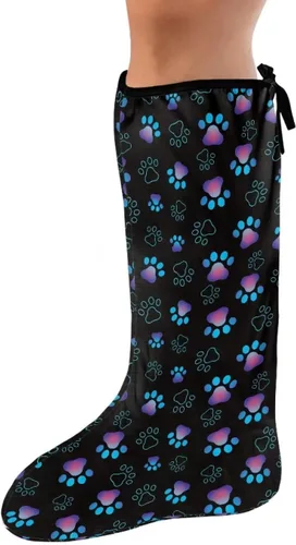 Vista 28 de Funda de fundición de pierna verde para pie de gato negro, funda decorativa para patas, regalo del día de San Patricio, debajo de la rodilla, manga