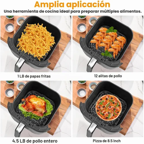 Vista 6 de GWY Piezas de repuesto para freidora de aire para Instant Pot Vortex Plus 6 en 1, horno freidora de aire de 4 cuartos de galón, placa de parrilla