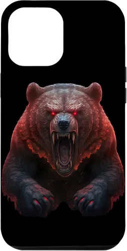 Vista 10 de Funda para iPhone 12 Mini Bear, Angry Grizzly Bear, peligroso oso de terror