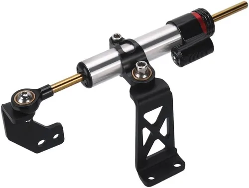 Vista 5 de Handlebar Steering Damper for PAN America 1250 S PA1250S Motorcycle Adjustable Stabilizer Steering Damper Mounting Bracket Support Kit PAN