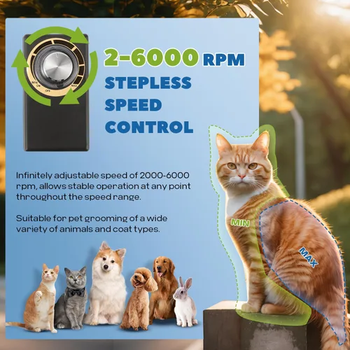 Vista 9 de Cortapelos de aseo para mascotas de 300 W