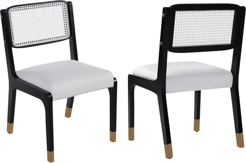 Vista 8 de Dining Chairs Set of 2 for Dining Room, Kitchen Table & Seating Chair Sets with Solid Wood Legs and Padded Seat, Modern Farmhouse Accent Side