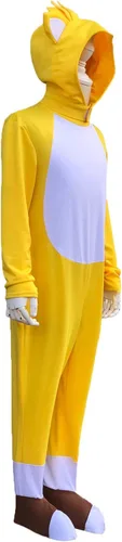 Vista 2 de Disfraz de Halloween para niño, disfraz de Miles Prower Pretend amarillo, S