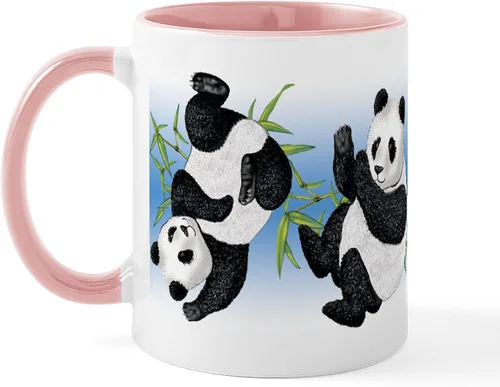 Vista 37 de CafePress Turtle And Panda - Taza de café de cerámica de 11 oz (11.0 fl oz)