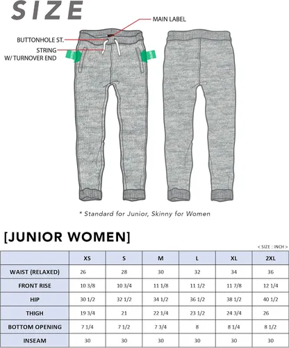 Vista 3 de Southpole Pantalón deportivo básico de vellón para mujer