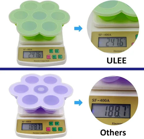 Vista 4 de ULEE 2-Pack Accessories Compatible with Instant Pot 6 QT - Silicone Egg Bites Mold + Silicone Steamer Basket - Perfect for 5/6/8 Quart Pressure