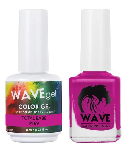 Vista 205 de WAVEGEL - Juego dúo de gel y esmalte de uñas a juego - Colección Simplicity - #P109 Blizzard I 0.5 onzas