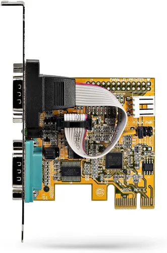Vista 6 de StarTech Tarjeta de interfaz serie PCI Express de 2 puertos, TAA