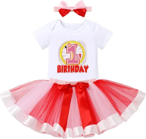 Vista 76 de ODASDO Conjunto de 3 piezas con temática de animla para bebé niña