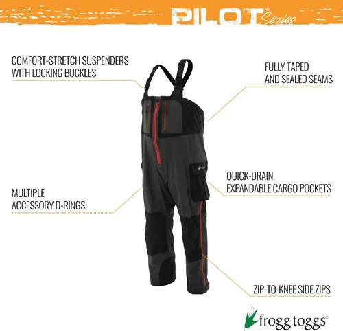 Vista 2 de FROGG TOGGS Men's Pilot II Guide Waterproof Breathable Rain Bib