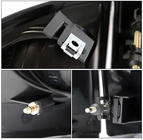 Vista 6 de Faros delanteros de repuesto cromados compatibles con Ford F-150/1997-2002 Expedition 1997-2002