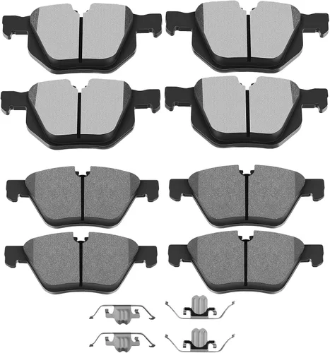 Vista 14 de SCITOO Kits de pastillas de freno de cerámica D465 D374 Reemplazo delantero y trasero para Acura CL 1997-1999, para Honda Civic 2002-2003 200-2011