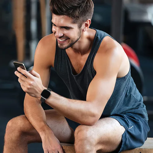 Vista 9 de Ouwegaga Banda elástica compatible con Fitbit Versa 4 bandas/Sense 2/Sense/Versa 3 bandas para mujeres y hombres, correa deportiva ajustable de A1