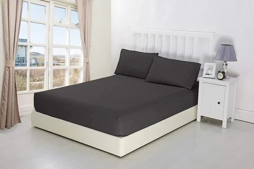 Vista 14 de Sábana bajera ajustable individual de 600 hilos suave de tejido satén de 100% algodón, color blanco, sábanas refrescantes de bolsillo profundo, se