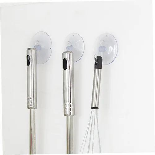 Vista 6 de Cabilock 12 ganchos de ventosa resistentes para pared extraíbles para paneles de yeso para cocina, baño, armario
