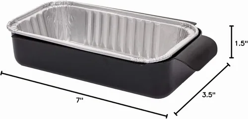 Vista 5 de Charbroil 9328812P06 - Sartenes desechables de aluminio para parrilla (paquete de 10)
