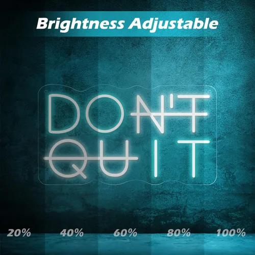 Vista 7 de SEÑALES DE NEÓN HUSTLE & DON'T QUIT