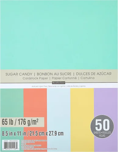 Vista 13 de Recollections 600 hojas de papel de cartulina de 8.5 x 11 pulgadas, sin ácido ni lignina, para álbumes de recortes, artes y manualidades, paquete a