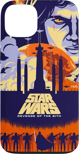 Vista 7 de Star Wars Funda con póster de película ilustrada La venganza de los Sith para iPhone 17